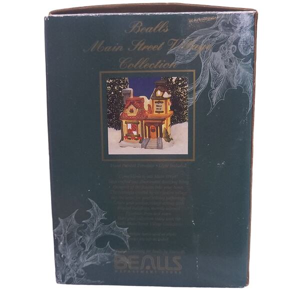 Vtg 1996 Beals Enesco Main Street Village Collection Porcelain Christmas Store - Picture 9 of 9